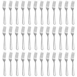 Forks Set of 36 Piece, Stainless Steel Dinner Fork Table Forks, Mirror Polishing Cutlery Forks Set Pack of 36,Dishwasher Safe (7.1 inches, 18cm)